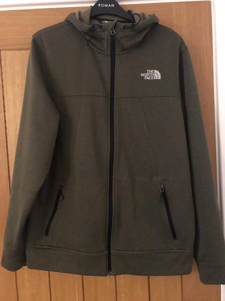 mens green north face tracksuit